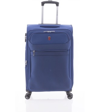 Maleta Mediana Gladiator 3D Azul | Comprar Maleta Mediana Gladiator...