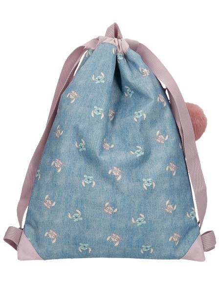 3853821 GYM SAC C/CREM. STITCH YOU ARE MAGICAL