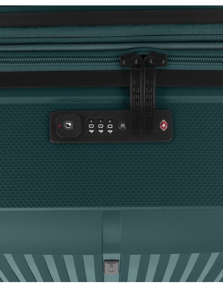 Set 3 Maletas C22-M-L + Neceser Gabol Brooklyn Verde Oscuro