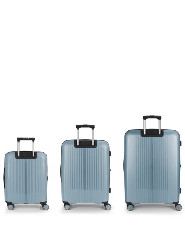 Set 3 Maletas C22-M-L Gabol Brooklyn Azul Claro