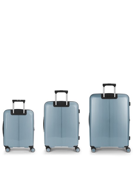 Set 3 Maletas C22-M-L Gabol Brooklyn Azul Claro