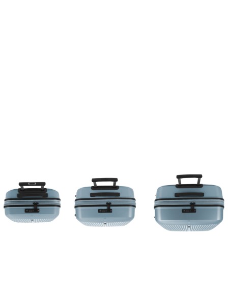 Set 3 Maletas C22-M-L Gabol Brooklyn Azul Claro