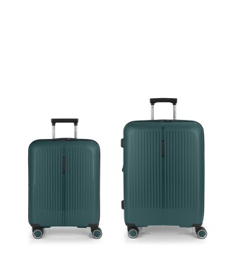 Set 2 Maletas C22-M  Gabol Brooklyn Verde Oscuro