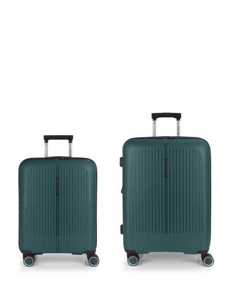 Set 2 Maletas C22-M  Gabol Brooklyn Verde Oscuro