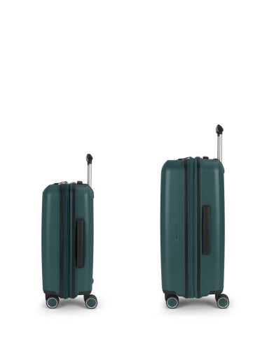 Set 2 Maletas C22-M  Gabol Brooklyn Verde Oscuro