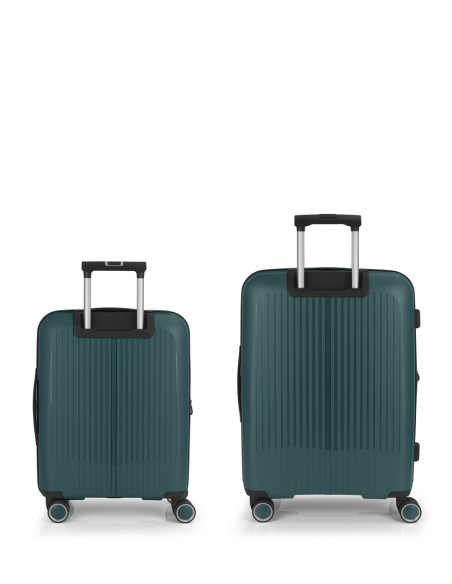 Set 2 Maletas C22-M  Gabol Brooklyn Verde Oscuro