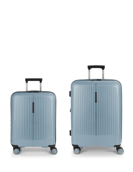 Set 2 Maletas C22-M  Gabol Brooklyn Azul Claro