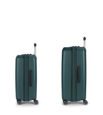 Set 2 Maletas M-L Gabol Brooklyn Verde Oscuro 2