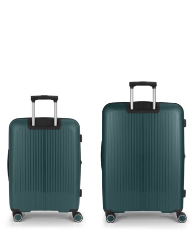 Set 2 Maletas M-L Gabol Brooklyn Verde Oscuro