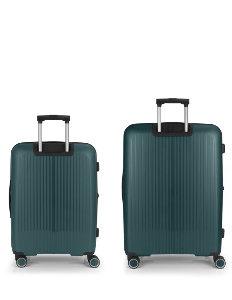 Set 2 Maletas M-L Gabol Brooklyn Verde Oscuro