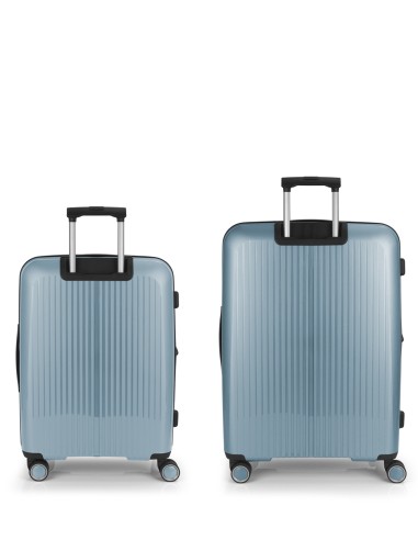 Set 2 Maletas M-L Gabol Brooklyn Azul Claro