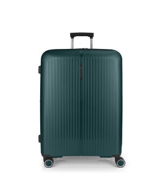 Maleta Trolley Grande Gabol Brooklyn Verde Oscuro