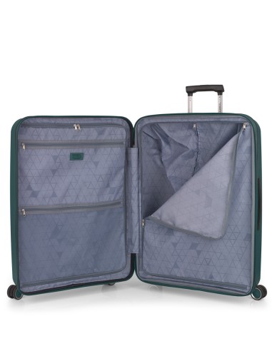 Maleta Trolley Grande Gabol Brooklyn Verde Oscuro