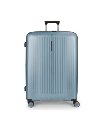 Maleta Trolley Grande Gabol Brooklyn Azul Claro