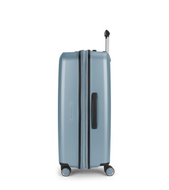 Maleta Trolley Grande Gabol Brooklyn Azul Claro 2