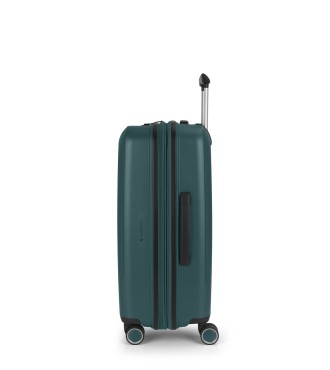 Maleta Trolley Mediano Gabol Brooklyn Verde Oscuro 2