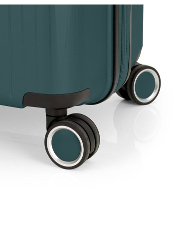 Maleta Trolley Mediano Gabol Brooklyn Verde Oscuro