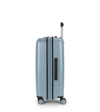 Maleta Trolley Mediano Gabol Brooklyn Azul Claro 2