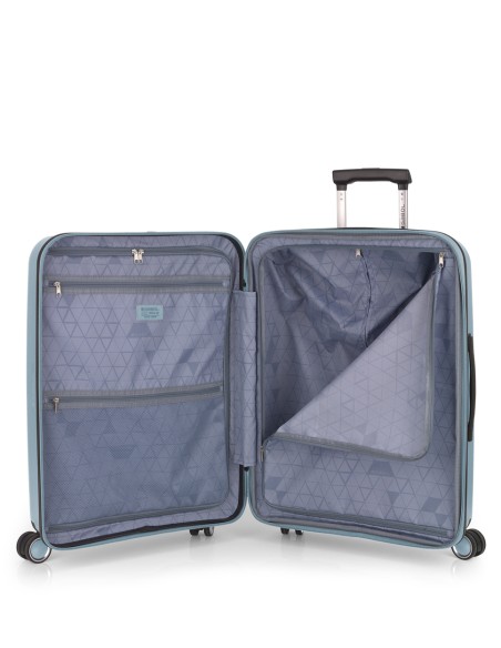 Maleta Trolley Mediano Gabol Brooklyn Azul Claro