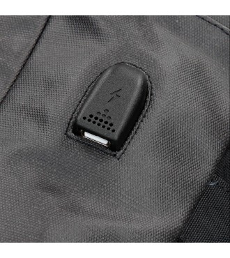 7132031 MOCHILA PORTAORD. PJL COURT NEGRO 2