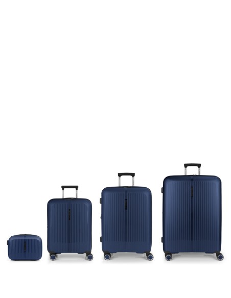Set 3 Maletas C22-M-L + Neceser Gabol Brooklyn Azul