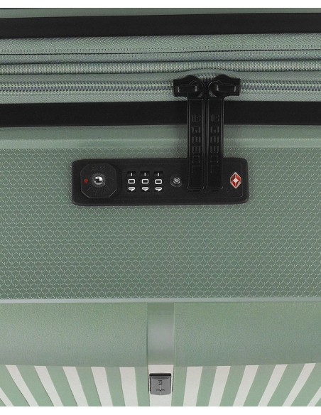 Set 3 Maletas C22-M-L + Neceser Gabol Brooklyn Verde