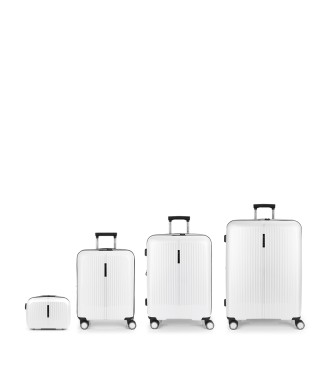 Set 3 Maletas C22-M-L + Neceser Gabol Brooklyn Blanco