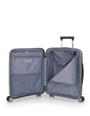 Set 3 Maletas C22-M-L + Neceser Gabol Brooklyn Plata