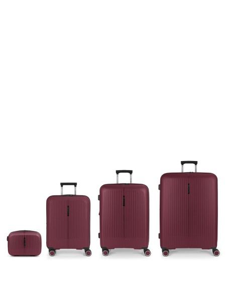 Set 3 Maletas C22-M-L + Neceser Gabol Brooklyn Burdeos