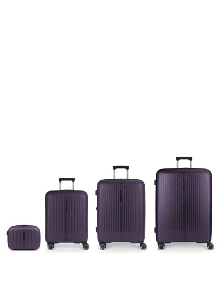 Set 3 Maletas C22-M-L + Neceser Gabol Brooklyn Morado