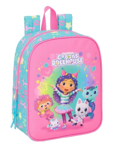 MOCHILA GUARDERIA ADAPT.CARRO GABBY'S DOLLHOUSE "CONFETTI...