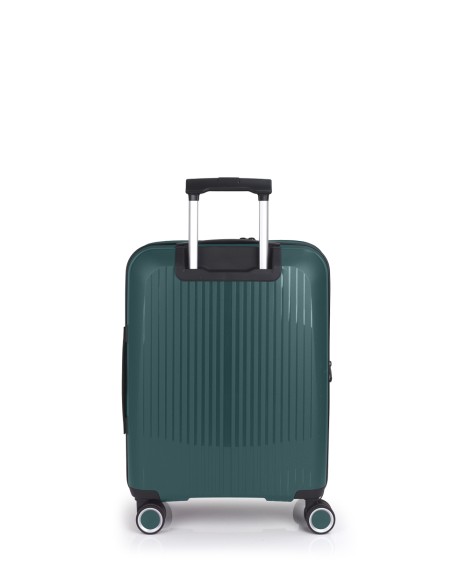 Maleta Trolley Cabina C/Bolsillo Para Portátil Gabol Brooklyn Verde Oscuro