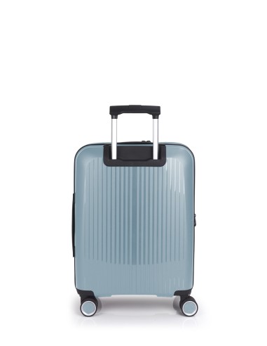 Maleta Trolley Cabina C/Bolsillo Para Portátil Gabol Brooklyn  Azul Claro