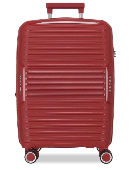 5328623 TROLLEY PP 55CM. C/EXP. 4R. MOVOM INARI ROJO