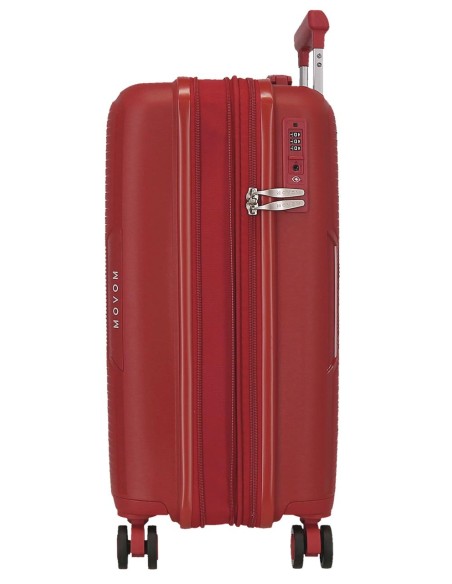 5328623 TROLLEY PP 55CM. C/EXP. 4R. MOVOM INARI ROJO