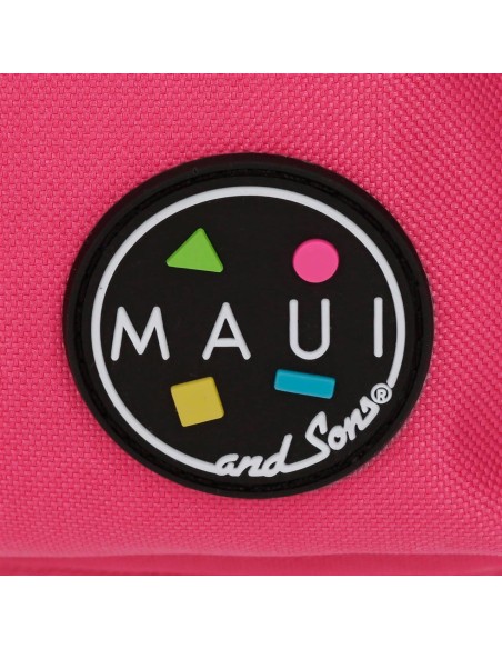 45323N1 MOCHILA ADAP. 42CM. + PORTATODO. C/CARRO. MAUI FUCSI