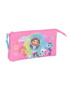 PORTATODO TRIPLE GABBY'S DOLLHOUSE "CONFETTI" Portatodo E...
