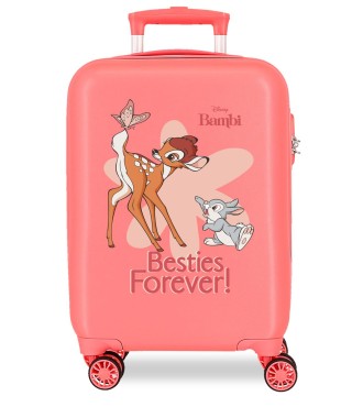 4211327 TROLLEY ABS 50CM. 4R. BESTIES FOREVER BAMBI CORAL