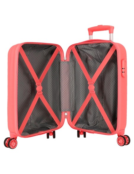 4211327 TROLLEY ABS 50CM. 4R. BESTIES FOREVER BAMBI CORAL
