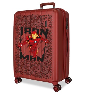 3489244 TROLLEY ABS 65CM. C/EXP. 4R. IRONMAN ROJO