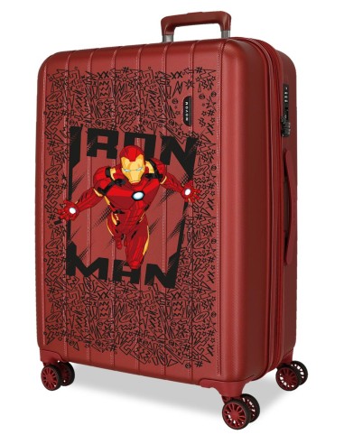 3489244 TROLLEY ABS 65CM. C/EXP. 4R. IRONMAN ROJO