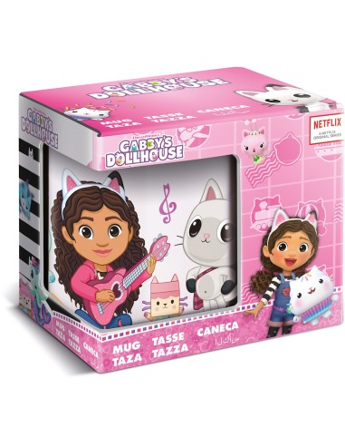 TAZA CERÁMICA 325ml EN CAJA REGALO GABBY'S DOLLHOUSE "PAR...