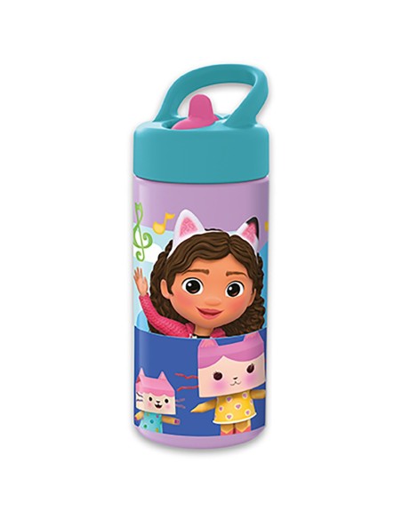 BOTELLA PP PLAYGROUND 410ml GABBY'S DOLLHOUSE "PARTY" Nue...