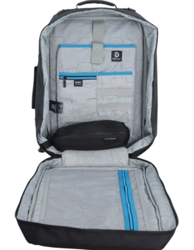 Mochila - Maleta de Viaje Discovery Andes - Portátil 17'' Negro