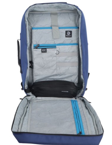 Mochila - Maleta de Viaje Discovery Andes - Portátil 17'' Azul