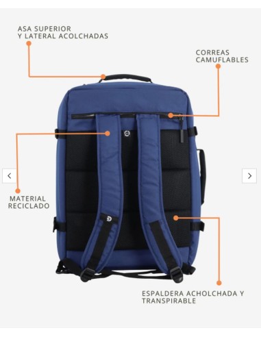 Mochila de Cabina Andes - Portátil 15'' Azul