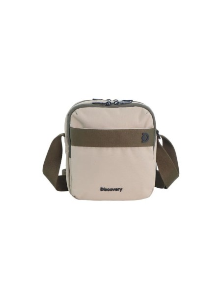 Bolso Bandolera Doble Discovery  Downtown Beige