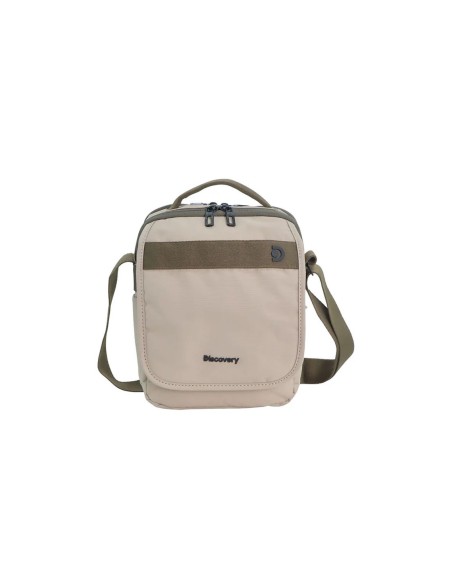 Bolso Bandolera Doble Discovery  Downtown Beige