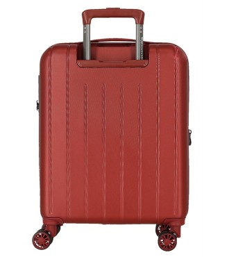 3488944 SET/2 TROLLEY ABS 55-65CM.4R.C/EXP. IRONMAN ROJO 2