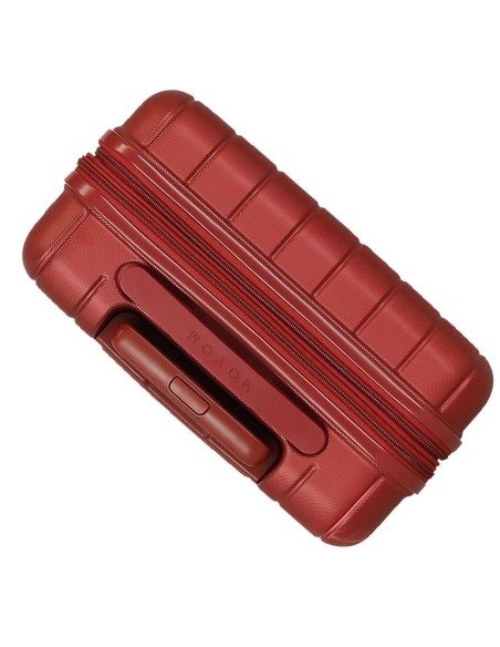 3488944 SET/2 TROLLEY ABS 55-65CM.4R.C/EXP. IRONMAN ROJO